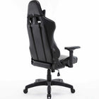 MotionGrey - Enforcer - Chaise de jeu de bureau, ergonomique,cuir PU,avec reglage de la hauteur,appui-tête et coussins lombaires-Dimensions du siege : 28 po L x 21 po P x 2,5 po H