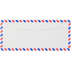 JAM Paper Enveloppes pour poste aérienne, 4 1/8 x 9 1/2 po, 100 par paquet-Taille : Nº 10 (4 1/4 x 9 1/2 po)