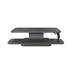 ShoppingAll - Bureau assis-debout à hauteur réglable 25 larg. po - Noir-Certains des avantages du bureau assis-debout sont d'aider à améliorer la circulation dans votre corps et d'améliorer la posture, ce qui entraîne une augmentation de la productivité et une réduction du stress