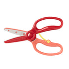 Ciseaux d’apprentissage pour enfants Fiskars-Lorsqu'il est activé, le levier ouvre automatiquement les lames après chaque coupe, ce qui permet aux enfants de se concentrer sur leur fermeture pendant qu'ils apprennent à couper du papier.