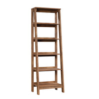 Sauder - Trestle Bibliothèque - 71,14 po H - Finition Vintage Oak (424121)-Finition Vintage Oak - Bois d'ingénierie