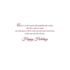 Cartes de Noël, « A Christmas Greeting », 18/paquet-Cartes de souhaits de qualité comparable à celles qu’on retrouve dans un magasin spécialisé