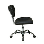 Fauteuil de bureau OSPHF Vista, noir-Réglage pneumatique de la hauteur du siège à une touche