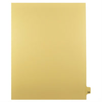 Markmaker - Intercalaires imprimes Legal, Chamois, 1/25th coupe, format lettre, sans trous, 25 tabs/PQT, 5 PQT/Boite, Numero 199-Intercalaires imprimes Legal