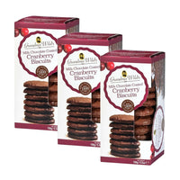 Grandma Wild's - Biscuits aux canneberges enrobes de chocolat au lait - 150 g - paquet de 3-Convient aux vegetariens