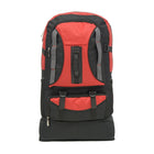 Sac à dos de voyage et de camping de 50 L de Club Rochelier, Rouge/Noir-Capacité de 50 l offrant amplement de place pendant les longs voyages et les expéditions en sac à dos
