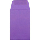 JAM Paper - Enveloppes à monnaie no 1, 2,25 x 3,5 po, violet recyclé Brite Hue, 500/paquet-Enveloppes violettes
