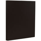 JAM Paper Papier couverture cartonné fini lin, 8 1/2 x 11 po, noir, 250 feuilles/rame-Taille : 8 1/2 x 11 po