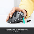 Logitech MX ERGO PLUS Trackball Sans Fil pour PC et Mac - Noir-Bénéficiez d’un contrôle optimal à l’aide d’un simple bouton. Basculez instantanément entre les modes vitesse et haute précision en vous fiant aux voyants LED