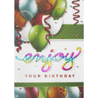 Rosedale - Carte de voeux, profitez de votre anniversaire, ballons-Imprimé sur papier de qualité couché
