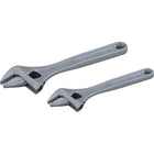 Gray Tools – Ensemble de 2 clés ajustables de 8 et 12 po, fini mat-Comprend : Clé réglable de 8 à 12 po.