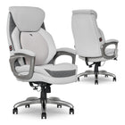 Sharper Image - Fauteuil de massage lombaire actif S-600 - 27 3/4 po l x 30 po P x 45 1/4 po à 48 1/4 po H - Blanc-10