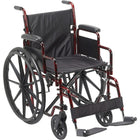 Drive Medical - Fauteuil roulant léger Rebel-Rouge, acier
