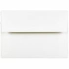 JAM Paper Enveloppes livret Strathmore avec fermeture gommée, fini noir, 4 3/8 x 5 3/4 po, blanc brillant, 1000/pqt-Blanc brillant