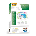 Fellowes - Pochettes de plastification thermique - lettre - 5 mil - paquet de 100-Format lettre