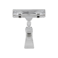 Eddie's - Porte-affiches Versa Clip - 4" de long - transparent - 2Paquet de 5 (130652-25)-Porte-affiches Versa Clip - 4" de long