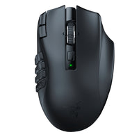 Razer - Naga V2 HyperSpeed Souris gaming pour les MMO sans fil et ergonomique dotée de 19 boutons programmables-19 boutons programmables: Configurez les fonctions essentielles ou des macros avancées grâce à cette souris équipée de boutons positionnés de façon ergonomique Elle  vous fera profiter d'un arsenal de commandes au bout des doigts