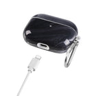 General Supply Étui Protection pour AirPod Pro - Noir Marbré-Un ajustement parfait, facile à retirer et à installer