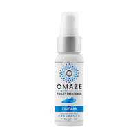 Omaze - Mist and Go Flacon pulvérisateur 2oz - Dream-Le spray encapsule et neutralise les odeurs de salle de bain causées par plusieurs composés de soufre et d'azote