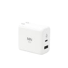 LBT Ultra Fast Mini - Chargeur mural 42W à double port GaN PD (30W + 12W) - Blanc-Réduire notre empreinte carbone de 30 % sans sacrifier la puissance