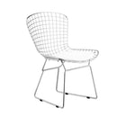 Nicer Furniture - chaise de salle à manger - blanc - Paquet de 2-Inox