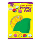 Trend Enterprises 6" Bright Bugs Classic Accents Variety Pack, 108 Pack-Beaucoup de place à l'avant pour les noms des étudiants, les emplois, les données ou les actualités. Espace au dos pour les messages et plus.