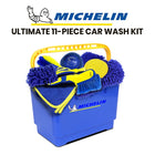 Michelin - Ensemble de seau de lave-auto Ultimate 11 pièces-Seau de grande capacité (4,5 gal) muni d’une grille amovible