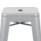 Flash Furniture Tabouret De Bar 30" - Empilable-Argent - Paquet D (4ET3132030SVR)-440 lb Capacité de poids