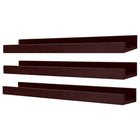 nexxt – Tablette pour cadres Edge FN00299-0INT, 23 po x 4 po, espresso, paq./3-Dimensions du produit : 2 haut. x 23 larg. x 4 prof. (po) ; capacité de support maximale de 8 lb