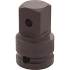 Gray Tools – Adaptateur de douille, femelle 3/4 po, mâle 1/2 po, noir-Femelle (pouces) : 3/4 po