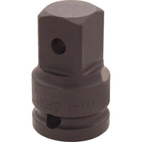 Gray Tools – Adaptateur de douille, femelle 3/4 po, mâle 1/2 po, noir-Femelle (pouces) : 3/4 po