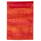 JAM Paper Enveloppe ouverte au bout avec revêtement intérieur et rabat droit, 5 1/4 x 8 po, rouge chatoyant, 25/pqt-Matériel : aluminium