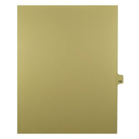 Mark Maker – Onglets séparateurs juridiques beiges, 1/25 onglets, format lettre, sans trous, numéro 140, 25/paquet-Onglets séparateurs beiges, 1/25 onglets