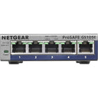 Netgear – Commutateur Gigabit Ethernet Netgear ProSafe Plus à 5 ports (GS105E-200NAS)-Géré