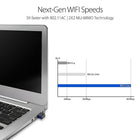 ASUS – Adaptateur Wi-Fi nano USB USB-AC53 double bande AC1200-Configuration simple prête à l'emploi pour une connectivité sans tracas