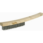 Weld-Mate - Brosses Industrielles À Manche Long, Acier Inoxydable, 4 X 19 Rangs De Fils, Longueur 10-1/4po, paquet de 36-Longueur de la brosse 6po