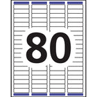 Avery - Étiquettes d'adresse de retour Pelage facile (08927), 1 3/4 po x 1/2 po, blanc, paquet de 800-Logiciels et gabarits offerts gratuitement à www.avery.ca/print
