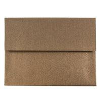 JAM Paper Enveloppe Stardream A2 à effet métallisé, bronze, 50/paquet-Enveloppes Stardream en papier bronze à effet métallisé