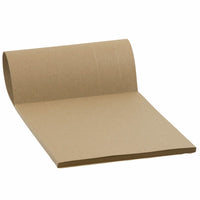 JAM Paper - Bloc de papier à croquis - 8,5 x 11 - Kraft brun - 50 feuilles/bloc-Bloc à croquis en papier kraft marron