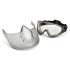 Pyramex – Lunettes de sécurité Capstone, monture grise, verres transparents antibuée H2X, visière et écran facial, 2/paquet-Certifications : ANSI Z87.1, CE EN166, CSA Z94.3, technologie H2X antibuée