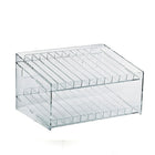 Azar Displays – Présentoir de cosmétiques, 12 larg. x 6,5 haut. x 8,5 prof. (po) (222882)-2 niveaux avec 24 compartiments mesurant 7/8 po de large