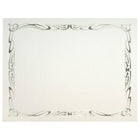 Certificats St. James Bond Élite, toile, blanc, motif Déco à métallisation de ton or, 24 lb (90 g/m2), 8 1/2 x 11 po, 12/emb.-Certificats de qualité supérieure, toile, blanc, 24 lb (90 g/m2)