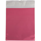 JAM Paper Enveloppe ouverte au bout avec revêtement intérieur et rabat droit, 6 1/4 x 7 7/8 po, rose, 100/pqt-Matériau : feuille d'aluminium