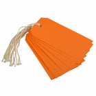 Jam Paper - Étiquettes Cadeaux avec Cordon - Moyen - 4 3/4 po x 2 3//8 po - Orange - 1000 Pack-Taille: 4 3/4 x 2 3/8 pouces
