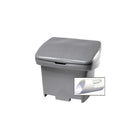 Urban Images, Conteneur De Rangement Robuste Pour L'Extérieur, 30po x 24po x 24po, 5,5 Pi³, Gris-Couleur Gris