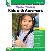 Livre numérique : Key Education - Tips for Teaching Kids with Asperger's, 804111-EB, prématernelle à 5e année-Vous recevrez deux courriels : le premier confirmant la totalité de votre commande et le second comportant un lien de téléchargement. Vous pourrez utiliser le lien de téléchargement immédiatement ou plus tard, comme vous le voulez.