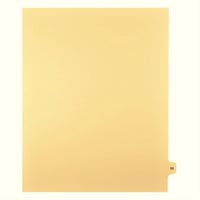 Markmaker - 25 tabs/PQT, 5 PQT/Boite, Intercalaires imprimes Legal, Chamois, 1/15th coupe| format lettre, sans trous, Numero 59-Intercalaires imprimes Legal