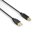 NXT Technologies - NX29930 11 ' USB A mâle / B Mâle, Noir-Connecte USB-B Mâle À USB-A mâle