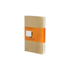 Moleskine - Cahiers personnels Cahier Kraft, lignes larges, 5 po x 8 1/4 po, Paquet de 3-Grand format (5 po x 8 1/4 po)