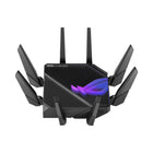 ASUS - Routeur de jeu WiFi 6E quadri-bande ROG Rapture GT-AXE16000/CA - Noir-Accès : 1 port WAN 2,5 Gigabit, 2 ports WAN/LAN 10 Gigabit, 4 ports LAN Gigabit, 1 port USB 3.2 Gen 1, 1 port USB 2.0